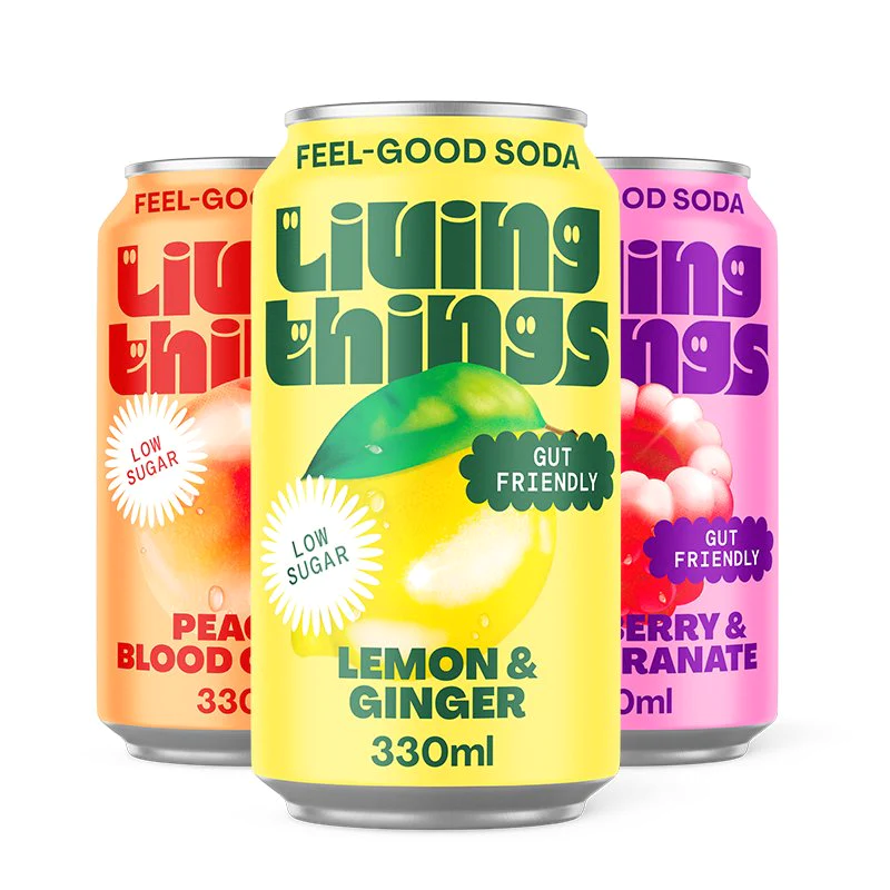 Living Things Prebiotic Soda 12x330ml