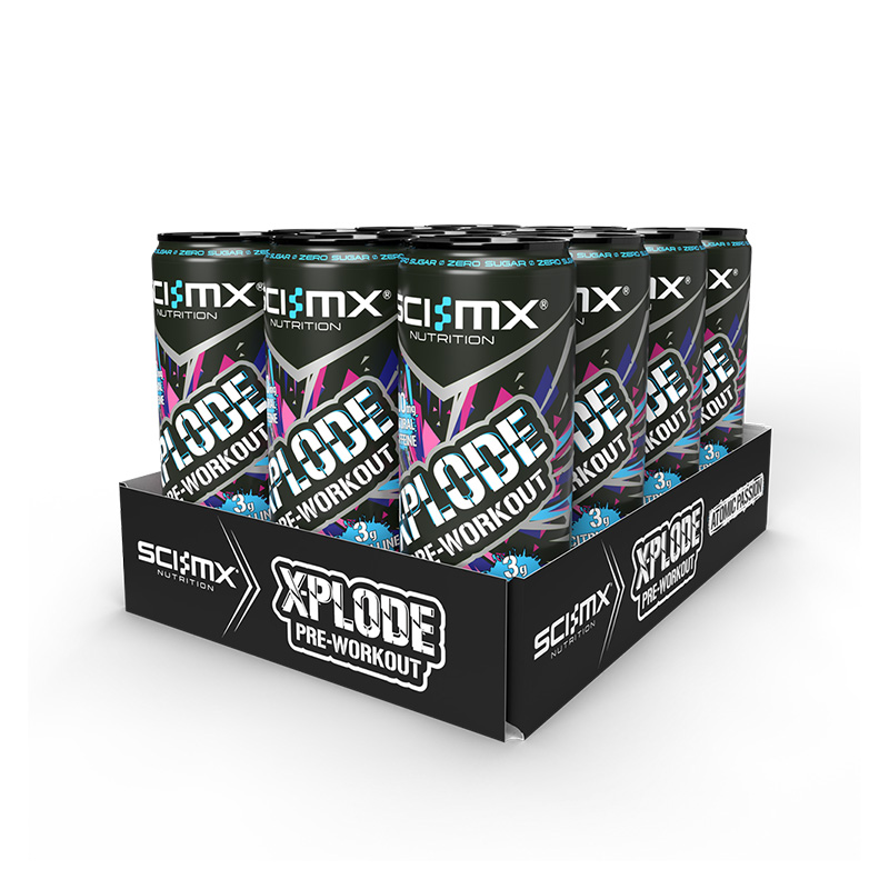 SCI-MX X-PLODE Pre-Workout Energy Drink 12x330ml