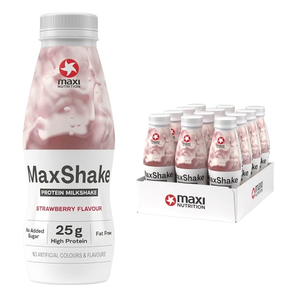 Maxi Nutrition MaxShake RTD Strawberry 12x330ml